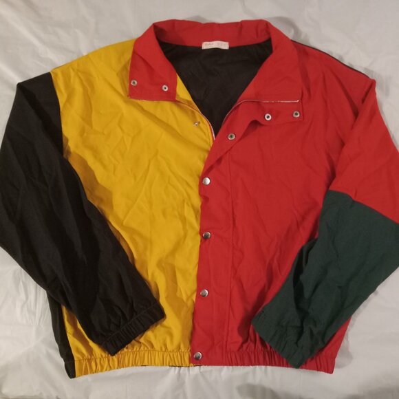 Romwe Jackets & Blazers - Romwe Vintage 90s Colorblock Windbreaker sz XL/ 12